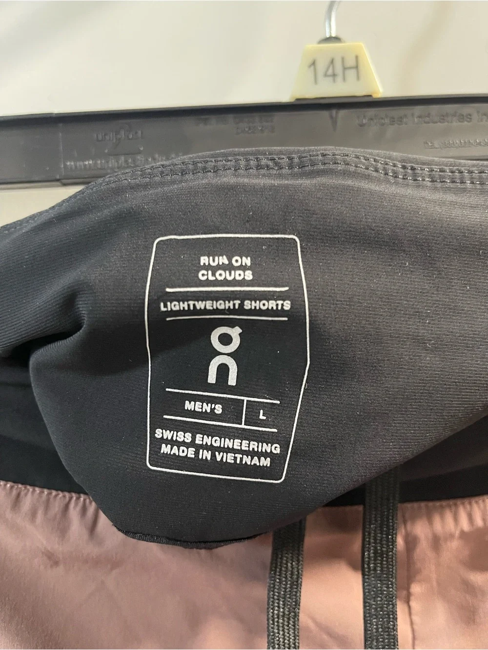 On Running Men's Athletic Shorts - Dusty Rose & Black